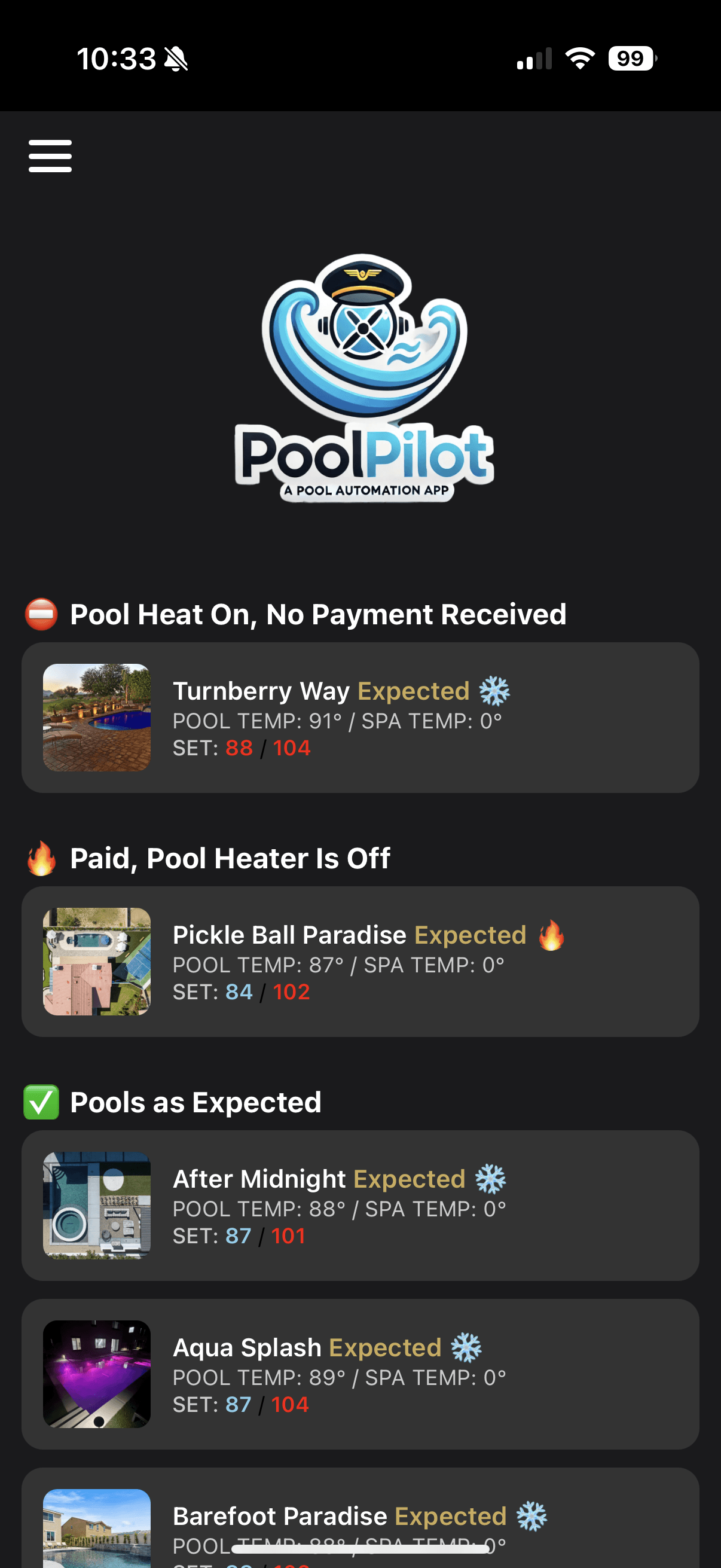 PoolPilot Dashboard